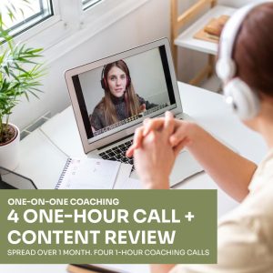 4 hours One-on-One call + Content review